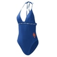 thumbnail image 2 of Women's G-III 4Her by Carl Banks Royal New York Mets Full Count One-Piece Swimsuit, 2 of 3