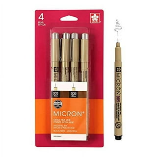 XSDK005-49 Sakura Pigma Micron 005 Marker Pen, 0.20mm Tip, Black, Pack of 10