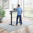 thumbnail image 3 of Scranton & Co 48" Electric Height Adjustable Desk in Light Gray Finish, 3 of 10