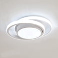 thumbnail image 1 of Lámpara de techo LED redonda de 32 W, moderna, ideal para pasillo, dormitorio, baño, cocina y salón, blanco frío, 27 cm de largo., 1 of 5