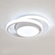thumbnail image 1 of Lámpara de techo LED redonda de 32 W, moderna, ideal para pasillo, dormitorio, baño, cocina y salón, blanco frío, 27 cm de largo., 1 of 5