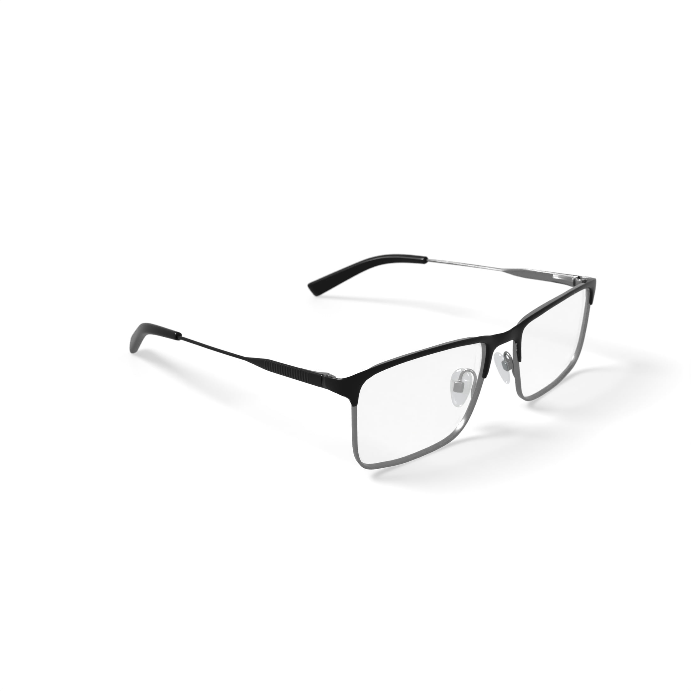 Nautica Men's N7295 Prescription Eyeglasses with Case, Matte Black