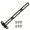 Black, variant on 2 in 1 Woodworking Drilling Positioning Scribing Ruler Aluminum T Square Dowelling Jig Metric Inch Scale 6/8/10mm Sleeves