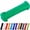 Green, variant on 100 ft 1/4 inch (7mm) Polyester Rope (Nylon - Like Durability) Poly Flag Pole Clothes Line Camping Utility Good for Tie Pull Swing Climb Knot