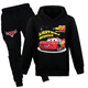 thumbnail image 4 of Disney Pixar Cars Lightning McQueen ropa deportiva para niños, trajes para niñas, Sudadera con capucha delgada Kawaii, pantalones negros, conjuntos de ropa de abrigo para niños, 4 of 5