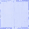 thumbnail image 1 of Ahgly Company Indoor Square Solid Blue Modern Area Rugs, 7' Square, 1 of 4