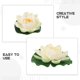 thumbnail image 3 of Greenadscape 6Ud Flores De Loto Artificiales Flotantes Con Almohadillas Para Y, 3 of 6