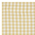 thumbnail image 4 of VHC Brands Annie Buffalo Check Farmhouse 16"x60" Valance Yellow Rod Pocket Cotton Kitchen Window Curtains, 4 of 7