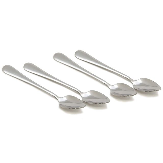 Stainless Steel Grapefruit Spoons, Jagged Grapefruit Spoon