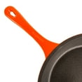 thumbnail image 4 of BergHOFF Neo 2pc Cast Iron 10" Fry Pan & 11" Grill Pan Cookware Set, Orange, 4 of 8