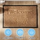 thumbnail image 4 of Tapete De Entrada Antideslizante Welcome Para Puerta beige, 4 of 6