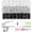 408-White, Gray and Black, variant on T5 Plastic Snap Fasteners Kit 408 Sets 24 Colors Sewing Press Tool Set