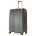 thumbnail image 4 of Miami CarryOn Collins 3 Piece Expandable Retro Spinner Luggage Set (Grey), 4 of 13