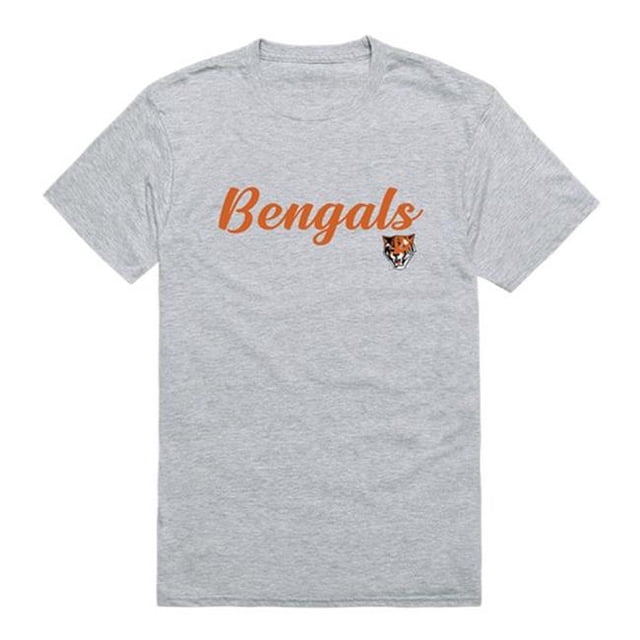 Buffalo State T-Shirt Script Universitaire, Gris Chiné - Grand