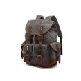 thumbnail image 1 of Guardurnaity de lona Reemplazo Multi-bolsillo Doble correa Estilo simple Gran capacidad Viaje Universidad escolar Mochilas Tipo 11, 1 of 6