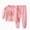 outfits001-Pink, variant on NOLDARES Toddler Baby Boy Clothes 2PCS Fall Winter Long Sleeve Sweatshirt with Pants Set Toddler Cute Print Outfits Size:1-2 Y,Pink