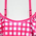 thumbnail image 3 of Girls' 2Pcs Swimsuits Bikini Bathing Suit Plaid Beach Swimwear, 3 of 7