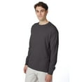 thumbnail image 4 of Hanes Beefy-T Unisex Long Sleeve T-Shirt Smoke Gray 3XL, 4 of 4
