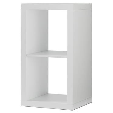 Better Homes & Gardens 2-Cube Storage Organizer, White Texture