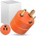 thumbnail image 1 of Yazoeia 15A to 30A RV Power Adapter 110V Heavy-duty RV Plug 5-15P to TT-30R, Suitable for RV Generator Camper Caravan Power Converter (6) CJC912-121881, 1 of 9