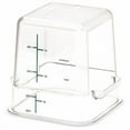 thumbnail image 4 of Squares Polycarbonate Food Storage Container, 4 qt, 7.13 x 7.13 x 7.29, Clear, Plastic | Bundle of 2, 4 of 4