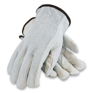 

Top-Grain Leather Drivers Gloves with Shoulder-Split Cowhide Leather Back