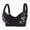 Y515-Black, variant on HCNTES Plus Size Full Coverage Bras Lightly Lined Wireless Comfort Supportive Everyday T-Shirt Bralettes for Women (Light Yellow,48D)