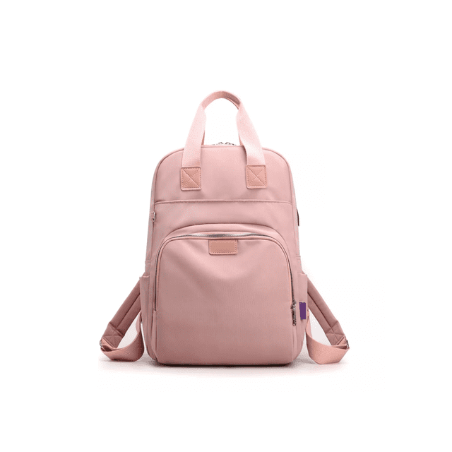 Mochila Para Ordenador Portátil BELUG Con USB Color rosa