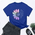 thumbnail image 6 of AKEGAMN Women's 2025 Stylish Athletic Plus Size Crew Neck Short Sleeve Workout Tee, Blue S-3XL, 6 of 9