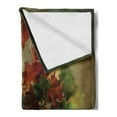 thumbnail image 2 of Harvest Soft Flannel Fleece Blanket, Photograph from Death of the Nature Season Fall Vegetables and Leafs Wooden Table, Cozy Plush for Indoor and Outdoor Use, 70" x 90", Multicolor, by Ambesonne, 2 of 5