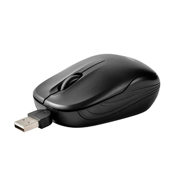 Retractable Wired Mouse Portable Gaming Mouse Computer Mouse 1000DPI Optical Mice for Laptop Desktop