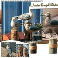 thumbnail image 2 of 2pcs Wooden Seagull Figurine Nautical Decorations Ornaments Rustic Vintage Decor, 2 of 8