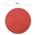 Farfi Waterproof Round Woven Placemat Dining Table Mat Kitchen