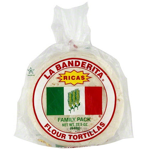 La Banderita Flour Tortillas, 22.5 oz (Pack of 12) by Generic