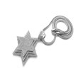 thumbnail image 2 of iJewelry2 Silver-tone Crystals Piled Stars of David Charm Pendant Franco Chain Necklace 36'', 2 of 5