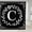 Black White C, variant on Monogram Letter W Waterproof Bathroom Curtains 72" W X 72" L Black White Shower Curtain Personalized Gifts For Adult Teen Girls Frends Boho Damask Floral Branches Minimalist Bathroom Shower Curtain