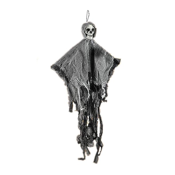 Decoración colgante SCZ cara de fantasma que da miedo en Halloween
