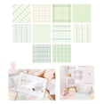 thumbnail image 4 of Papel De Notas Bloc de notas de papel Vintage a cuadros, creativo, lindo, para notas (extracto verde suculento) Sywqhk Libre de BPA, 4 of 5