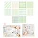 thumbnail image 5 of Papel De Notas Bloc de notas de papel Vintage a cuadros, creativo, lindo, para notas (extracto verde suculento) Ehuebsd Libre de BPA, 5 of 6