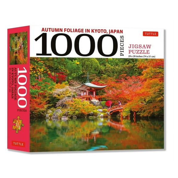 Autumn Foliage in Kyoto, Japan - 1000 Piece Jigsaw Puzzle: For Adults and Families - Finished Puzzle Size 29 X 20 Inch (74 X 51 CM); A3 Sized Poster (Other)