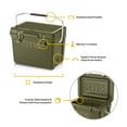 thumbnail image 3 of RTIC 20 QT Ultra-Tough Rotomolded Hard-Sided Ice Chest Cooler, Fits 30 Cans, Olive, 3 of 8