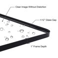thumbnail image 2 of ANDY STAR 24 x 38 In Wall Mounted Metal Frame Arched Vanity Mirror, Black, 2 of 9