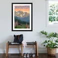 thumbnail image 3 of Art.com Waterton National Park, Canada - Bears and Spring Flowers Art Print by Lantern Press, Black Frame Wall Art, 32" x 44", 3 of 5
