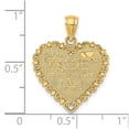 thumbnail image 3 of Auriga Fine Jewelry 14K Yellow Gold LOVE IS...HEART Charm for Women, 3 of 6