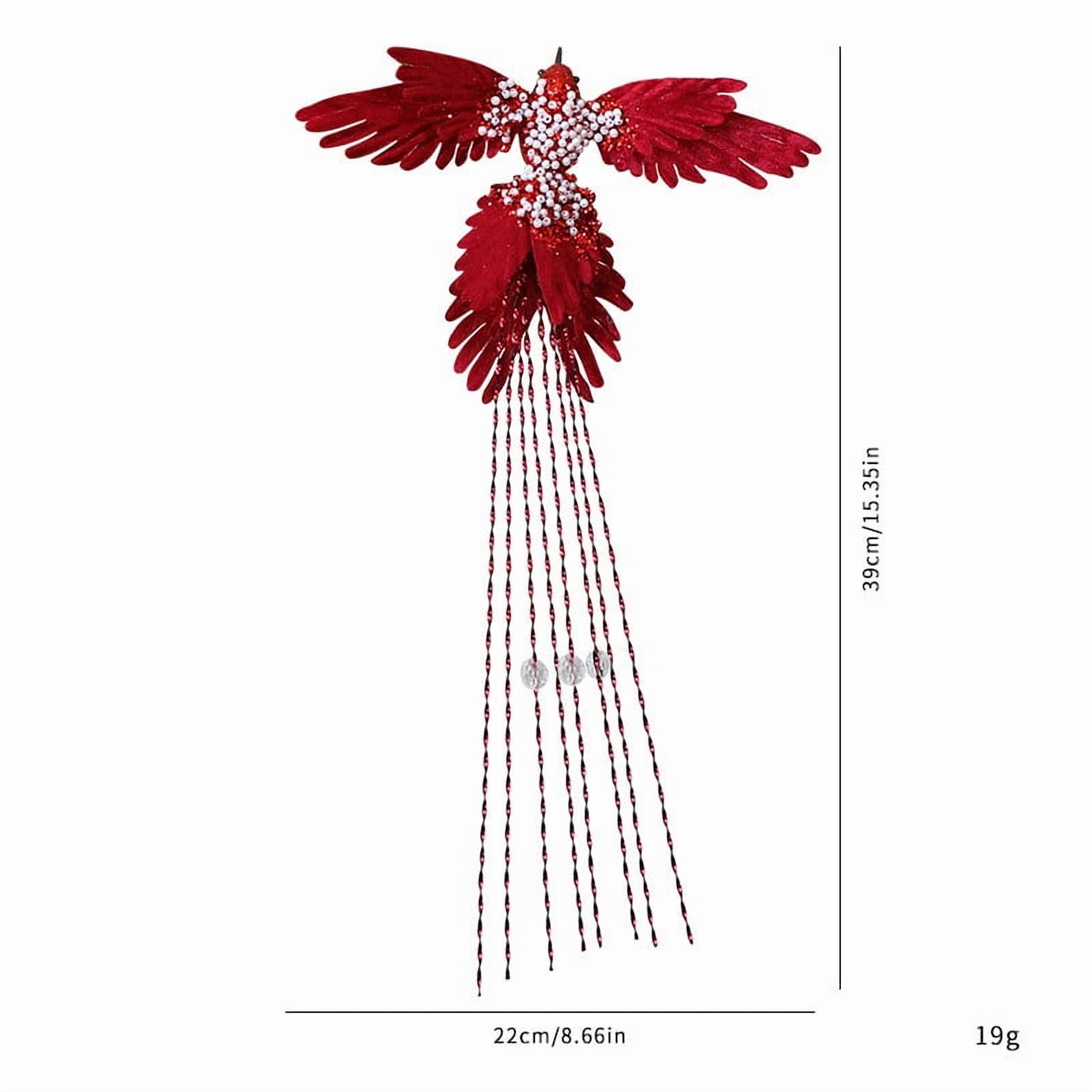 Décoration Noël Colibri à Strass - Ornement Brillant Pour Sapin, Fenêtre Ou Jardin - Cadeau Fête, Anniversaire