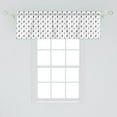 thumbnail image 2 of Ambesonne Modern Window Valance, Thunderbolt Zig Zag, 54" X 18", Black White, 2 of 3