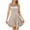 Beige, variant on LYXSSBYX Casual Dresses for Women Women's Round Neck Color Matching Loose Fitting Dress European and American Fashion Women's Knitted Skirt