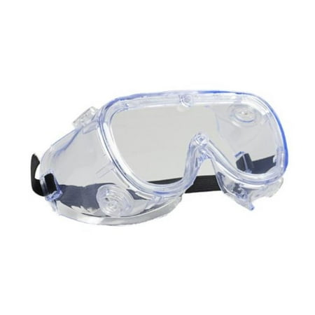 Economy Chemical Splash Goggles With Clear Frame And Clear Duralite® Anti-Fog Lens