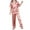 Watermelon Red, variant on lmcalzta 2 Piece Sets for Kids 2 Piece Sleepwear Lapel Button down Short Sleeve Tops Nightwear Outfits with Pants(2-12T)