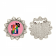 thumbnail image 1 of EsES Sombrero de pirata arco iris Broche de plata Unbranded M, 1 of 3